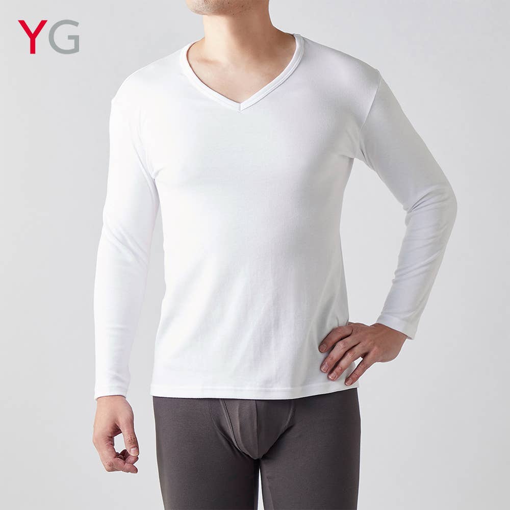 【ダブルホット】Vネック9分袖シャツ【SALE】